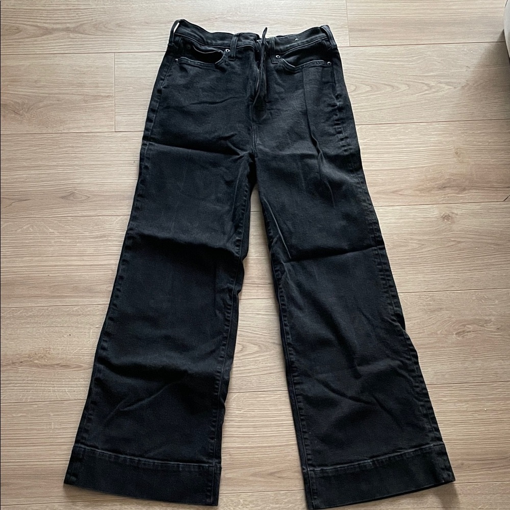 J. Crew Women's Black Trouser Jeans